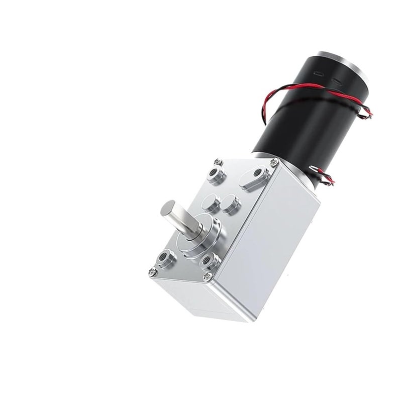 24V 260RPM DC Worm Gear Motor Electronic Starter Adjustable Speed Reverse Self Locking - Image 1